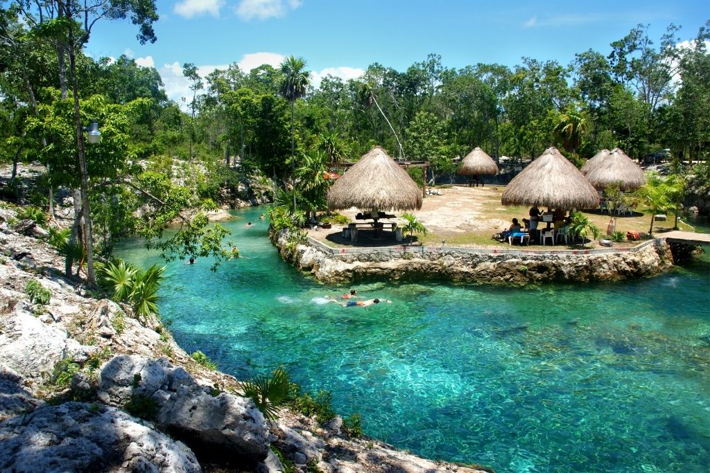 Cenote Santa Cruz, just outside of Tulum town is a must-see. 